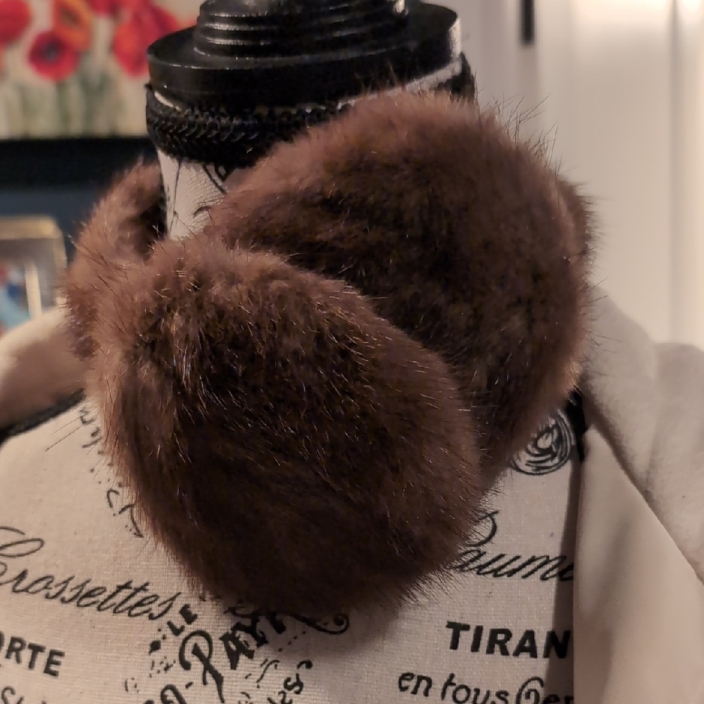 Brown Faux Fur Earmuffs